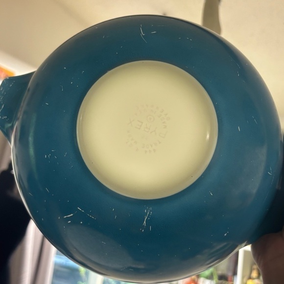 Vintage Pyrex Opalware Cinderella bowl 444 in Horizon Blue - Picture 7 of 10